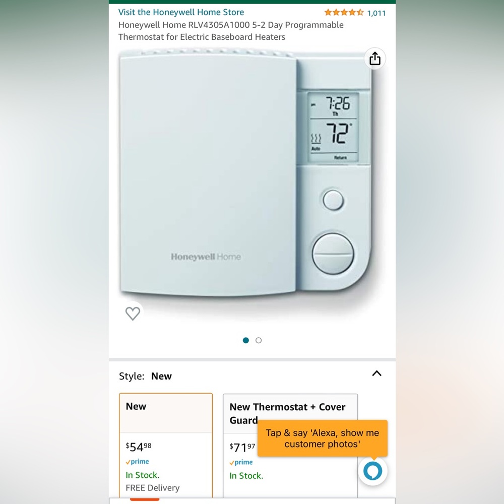 Honeywell Home Thermostat